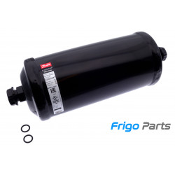 DML 303FS Danfoss. Filtre déshydrateur hermétique. Entrée: FS, Sortie: FS, Taille : 30 cu.in. Entrée 3/8 in, Sortie 3/8 in.