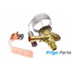 Détendeur thermostatique, T 2, R407A, R407F, 3/8in X 1/2in Angleway, conique/Solder